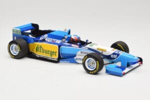 Benetton Renault B195 #1 M. Schumacher Winner Pacific GP F1 World Champion 1995 Minichamps 1:18 510953301 Metall — bild 4 av 6