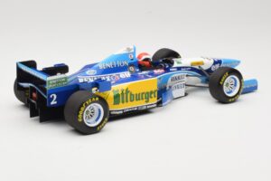 Benetton Renault B195 #2 J. Herbert Winner British GP 1995 Minichamps 1:18 110950802 Metall — bild 2 av 6