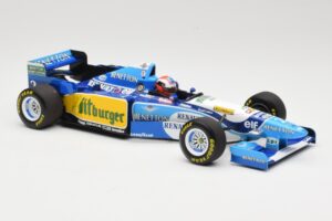 Benetton Renault B195 #2 J. Herbert Winner British GP 1995 Minichamps 1:18 110950802 Metall — bild 4 av 6