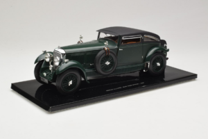 Bentley 6.5 Litre Gurney Nutting Saloon Blue Train Special Grön Minichamps 1:18 100139520 Metall