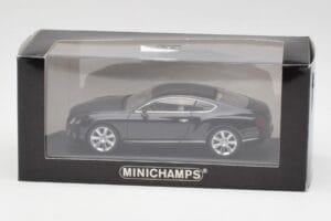 Bentley Continental GT Beluga Svart Minichamps 1:43 436139980 Metall — bild 4 av 4