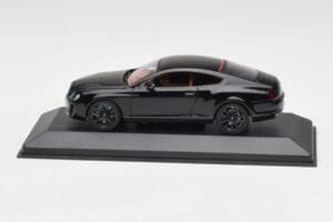 Bentley Continental GT Svart Med Svarta Fälgar Minichamps 1:43 BENTLEY002 Metall