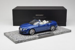 Bentley Continental GT Speed Cabriolet Blå Minichamps 1:18 107139331 Metall — bild 6 av 6