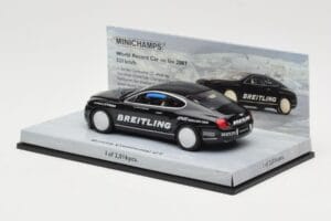 Bentley Continental GT World Record Car on Ice Svart Minichamps 1:43 436139026-O Metall — bild 3 av 4