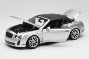 Bentley Continental Supersports Cabriolet 1:a Generation Silver Bburago 1:18 18-11037S Metall — bild 2 av 8