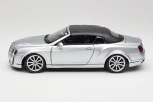Bentley Continental Supersports Cabriolet 1:a Generation Silver Bburago 1:18 18-11037S Metall — bild 4 av 8