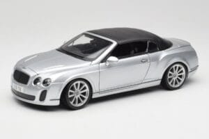 Bentley Continental Supersports Cabriolet 1:a Generation Silver Bburago 1:18 18-11037S Metall
