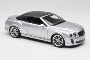 Bentley Continental Supersports Cabriolet 1:a Generation Silver Bburago 1:18 18-11037S Metall — bild 6 av 8