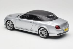 Bentley Continental Supersports Cabriolet 1:a Generation Silver Bburago 1:18 18-11037S Metall — bild 7 av 8