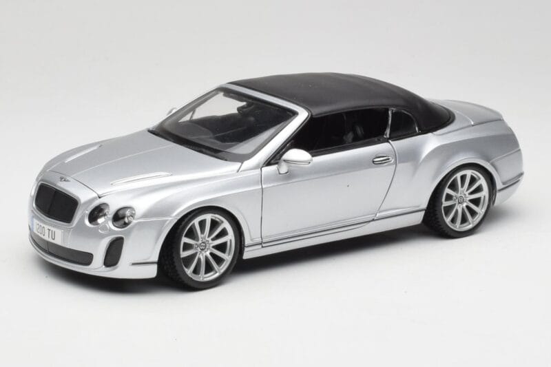 Bentley Continental Supersports Cabriolet 1:a Generation Silver Bburago 1:18 18-11037S Metall