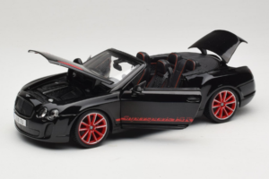 Bentley Continental Supersports ISR Cabriolet Svart Med Röda Fälgar Bburago 1:18 18-11035 Metall — bild 2 av 8