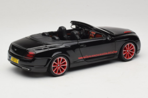 Bentley Continental Supersports ISR Cabriolet Svart Med Röda Fälgar Bburago 1:18 18-11035 Metall — bild 3 av 8