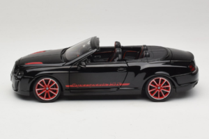 Bentley Continental Supersports ISR Cabriolet Svart Med Röda Fälgar Bburago 1:18 18-11035 Metall — bild 4 av 8
