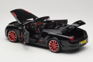 Bentley Continental Supersports ISR Cabriolet Svart Med Röda Fälgar Bburago 1:18 18-11035 Metall — bild 5 av 8