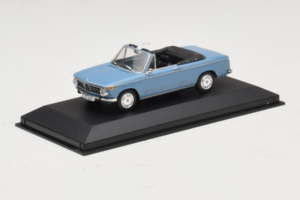 BMW 1600 Cabriolet Blå Minichamps 1:43 80420396188 Metall — bild 2 av 4