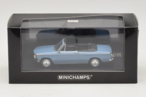 BMW 1600 Cabriolet Blå Minichamps 1:43 80420396188 Metall — bild 4 av 4