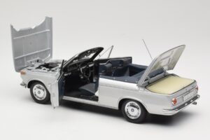BMW 1600 Cabriolet Silver Minichamps 1:18 80430145819 Metall — bild 5 av 8