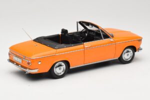 BMW 1600 E10 Cabriolet Orange Minichamps 1:18 100021030 Metall — bild 3 av 8