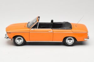 BMW 1600 E10 Cabriolet Orange Minichamps 1:18 100021030 Metall — bild 4 av 8