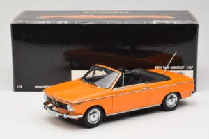 BMW 1600 E10 Cabriolet Orange Minichamps 1:18 100021030 Metall — bild 8 av 8