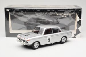 BMW 1800 TiSA #6 J. Munaron / K. Eppelein 24 Hours of Spa 1965 Minichamps 1:18 155652906 Metall — bild 6 av 6