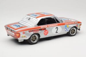 BMW 2800 CS E9 #2 Team Schnitzer J. Fitzpatrick / H. Heyer Winners Grand Prix Touring Cars Nurburgring 1972 Minichamps 1:18 1 — bild 2 av 6