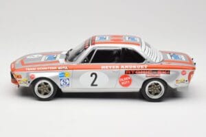 BMW 2800 CS E9 #2 Team Schnitzer J. Fitzpatrick / H. Heyer Winners Grand Prix Touring Cars Nurburgring 1972 Minichamps 1:18 1 — bild 3 av 6