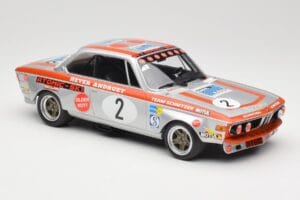 BMW 2800 CS E9 #2 Team Schnitzer J. Fitzpatrick / H. Heyer Winners Grand Prix Touring Cars Nurburgring 1972 Minichamps 1:18 1 — bild 4 av 6
