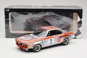 BMW 2800 CS E9 #2 Team Schnitzer J. Fitzpatrick / H. Heyer Winners Grand Prix Touring Cars Nurburgring 1972 Minichamps 1:18 1 — bild 6 av 6