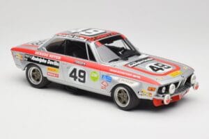 BMW 2800 CS E9 #49 Team Schnitzer G. Herzog / H. Heyer 24 Hours of Spa 1972 Minichamps 1:18 155722749 Metall — bild 4 av 6