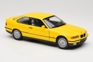 BMW 3 Series E36 Coupe Gul UT Models 1:18 180023320 Metall — bild 6 av 8