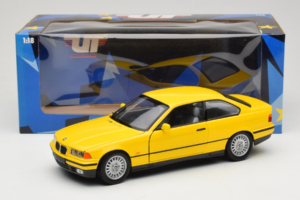 BMW 3 Series E36 Coupe Gul UT Models 1:18 180023320 Metall — bild 8 av 8