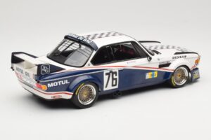 BMW 3.0 CSL E9 Garage Du Bac #76 P. Depnic / H. Coulon 24 Hours of Le Mans 1977 Minichamps 1:18 155772576 Metall — bild 2 av 6
