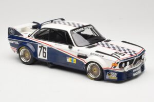 BMW 3.0 CSL E9 Garage Du Bac #76 P. Depnic / H. Coulon 24 Hours of Le Mans 1977 Minichamps 1:18 155772576 Metall — bild 4 av 6