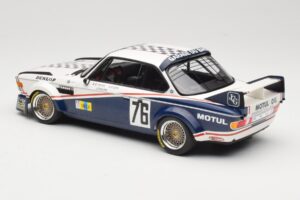 BMW 3.0 CSL E9 Garage Du Bac #76 P. Depnic / H. Coulon 24 Hours of Le Mans 1977 Minichamps 1:18 155772576 Metall — bild 5 av 6