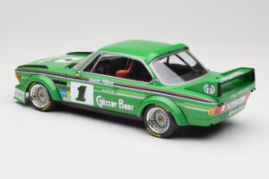 BMW 3.0 CSL E9 #1 Alpina G. Nilsson / D. Quester Winners Nürburgring 1977 Minichamps 1:18 155772501 Metall — bild 5 av 6