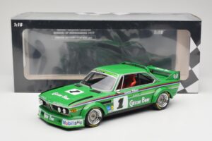 BMW 3.0 CSL E9 #1 Alpina G. Nilsson / D. Quester Winners Nürburgring 1977 Minichamps 1:18 155772501 Metall — bild 6 av 6