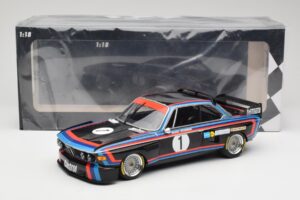 BMW 3.0 CSL E9 #1 BMW Motorsport H-J. Stuck Winner Norisring Trophy 1974 Minichamps 1:18 155742691 Metall — bild 6 av 6