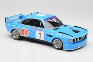 BMW 3.0 CSL E9 #1 Precision Liegeoise J. Peltier / C. Lafosse Winners 4 Hours Monza 1974 Minichamps 1:18 155742681 Metall — bild 3 av 6