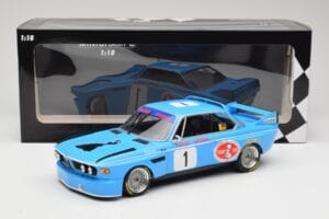 BMW 3.0 CSL E9 #1 Precision Liegeoise J. Peltier / C. Lafosse Winners 4 Hours Monza 1974 Minichamps 1:18 155742681 Metall — bild 6 av 6