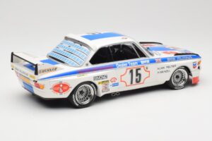 BMW 3.0 CSL E9 #15 BMW Alpina J. Peltier / H. Menzel 24 Hours of Spa 1973 Minichamps 1:18 155732695 Metall — bild 2 av 6