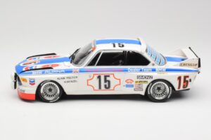 BMW 3.0 CSL E9 #15 BMW Alpina J. Peltier / H. Menzel 24 Hours of Spa 1973 Minichamps 1:18 155732695 Metall — bild 3 av 6
