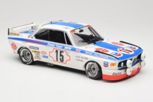 BMW 3.0 CSL E9 #15 BMW Alpina J. Peltier / H. Menzel 24 Hours of Spa 1973 Minichamps 1:18 155732695 Metall — bild 4 av 6