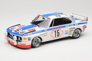 BMW 3.0 CSL E9 #15 BMW Alpina J. Peltier / H. Menzel 24 Hours of Spa 1973 Minichamps 1:18 155732695 Metall