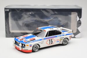 BMW 3.0 CSL E9 #15 BMW Alpina J. Peltier / H. Menzel 24 Hours of Spa 1973 Minichamps 1:18 155732695 Metall — bild 6 av 6