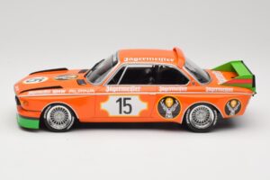 BMW 3.0 CSL E9 #15 Jägermeister Racing N. Lauda / G. Joisten 6 Hours Nurburgring 1973 Minichamps 1:18 155732615 Metall — bild 3 av 6