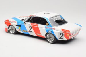 BMW 3.0 CSL E9 #2 Luigi Racing A. de Fierlant / P. Xhenceval Winners 24 Hours of Spa 1975 Minichamps 1:18 155752602 Metall — bild 5 av 6