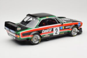 BMW 3.0 CSL E9 #2 Luigi Racing J-M. de Wael / A. de Fierlant Winners GP Nurburgring 1976 Minichamps 1:18 155762502 Metall — bild 2 av 6