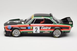 BMW 3.0 CSL E9 #2 Luigi Racing J-M. de Wael / A. de Fierlant Winners GP Nurburgring 1976 Minichamps 1:18 155762502 Metall — bild 3 av 6