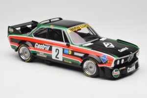 BMW 3.0 CSL E9 #2 Luigi Racing J-M. de Wael / A. de Fierlant Winners GP Nurburgring 1976 Minichamps 1:18 155762502 Metall — bild 4 av 6